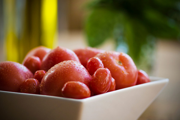 tomatoes in a bowl