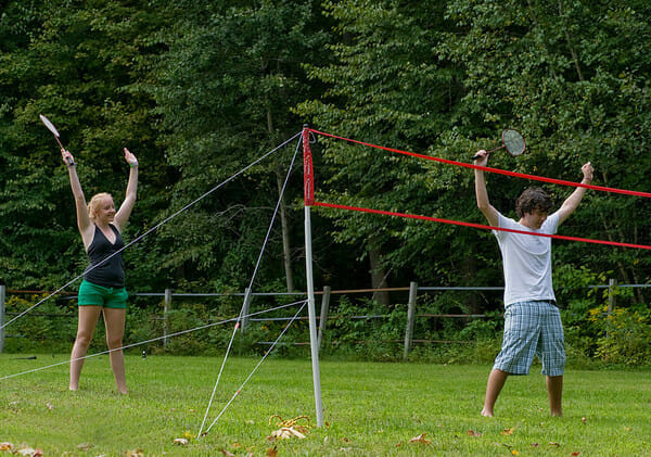 Badminton win