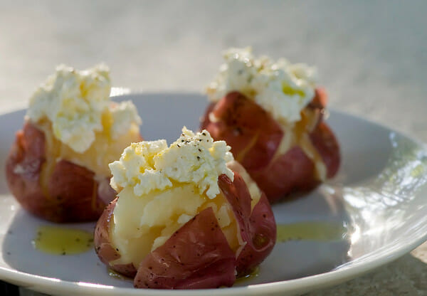 lemon ricotta potatoes