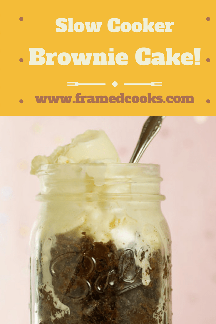 This slow cooker brownie pudding cake recipe is warm and wonderful melt in your mouth delicious! Yes, dessert from the slow cooker - it's true!