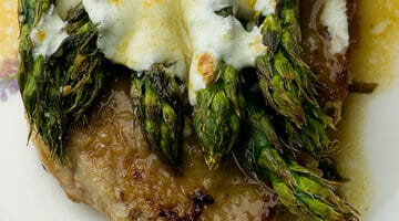 Veal Scallopine with Asparagus