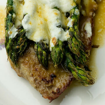 Veal Scallopine with Asparagus