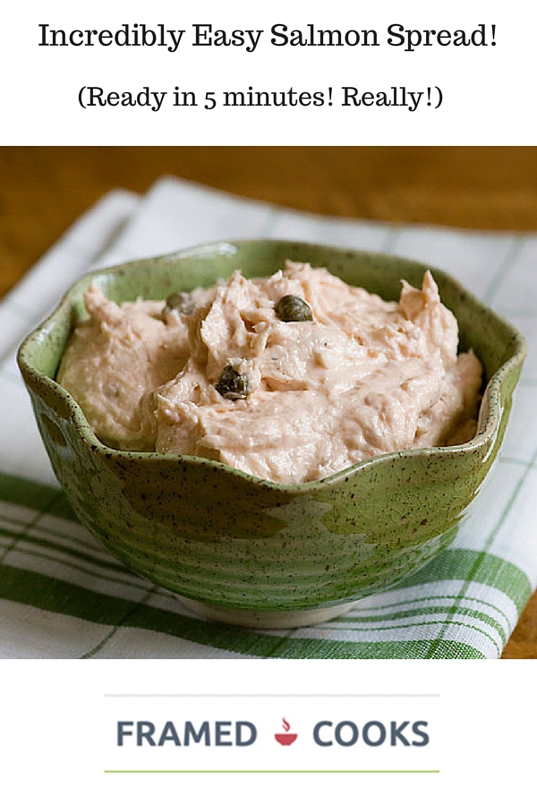 If you have smoked salmon and cream cheese you are five minutes away from a delicious appetizer with this simple recipe for incredibly easy salmon spread.