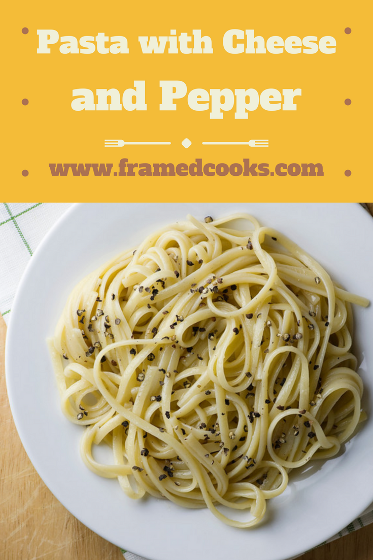 Pasta with easy, creamy, silky cheese sauce and the bite of freshly cracked pepper. Also known as Cacio de Pepe.