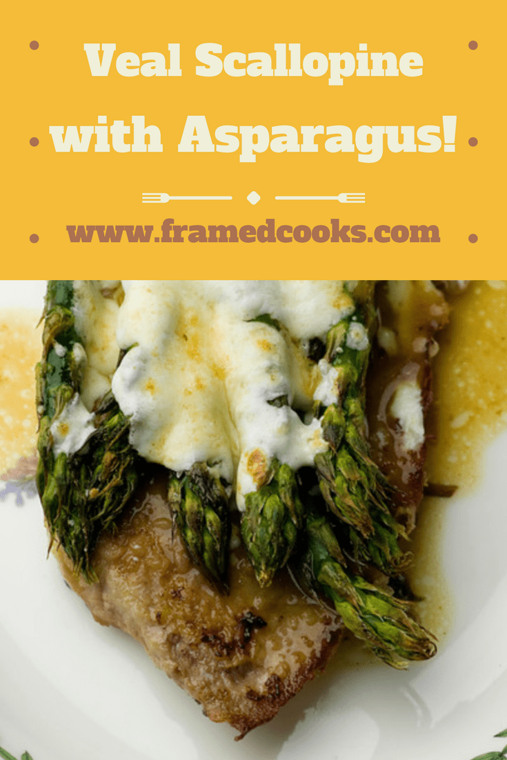 A quick and easy veal recipe featuring fresh asparagus and veal cutlets with an easy marsala wine sauce. Veal scalloping with asparagus is perfect for both dinner parties and weeknight suppers!
