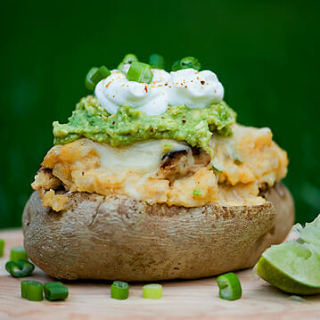 stuffed taco potatoes