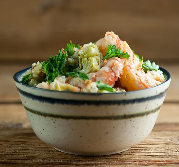 shrimp artichoke pot pie