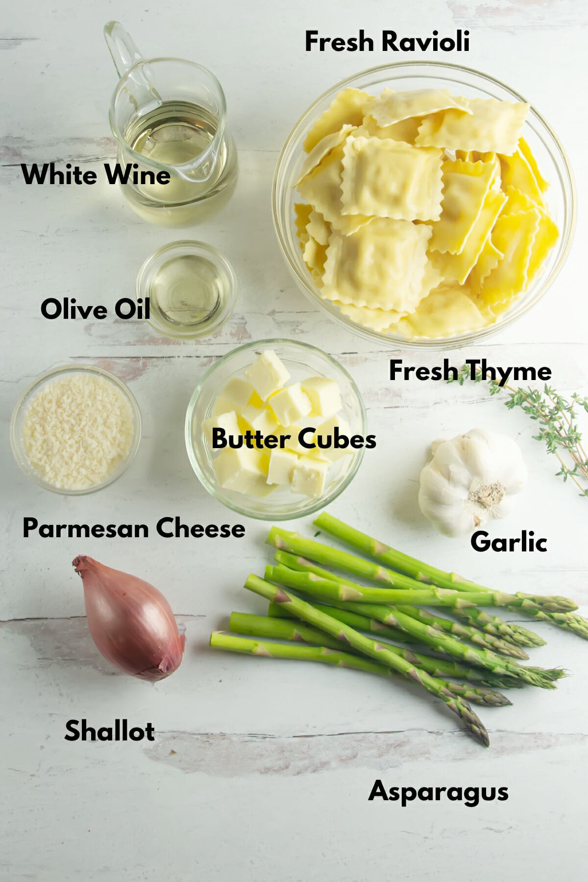 Ravioli with White Wine Butter Sauce Framed Cooks