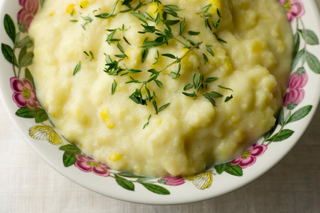 polenta with corn and thyme polenta with fresh corn