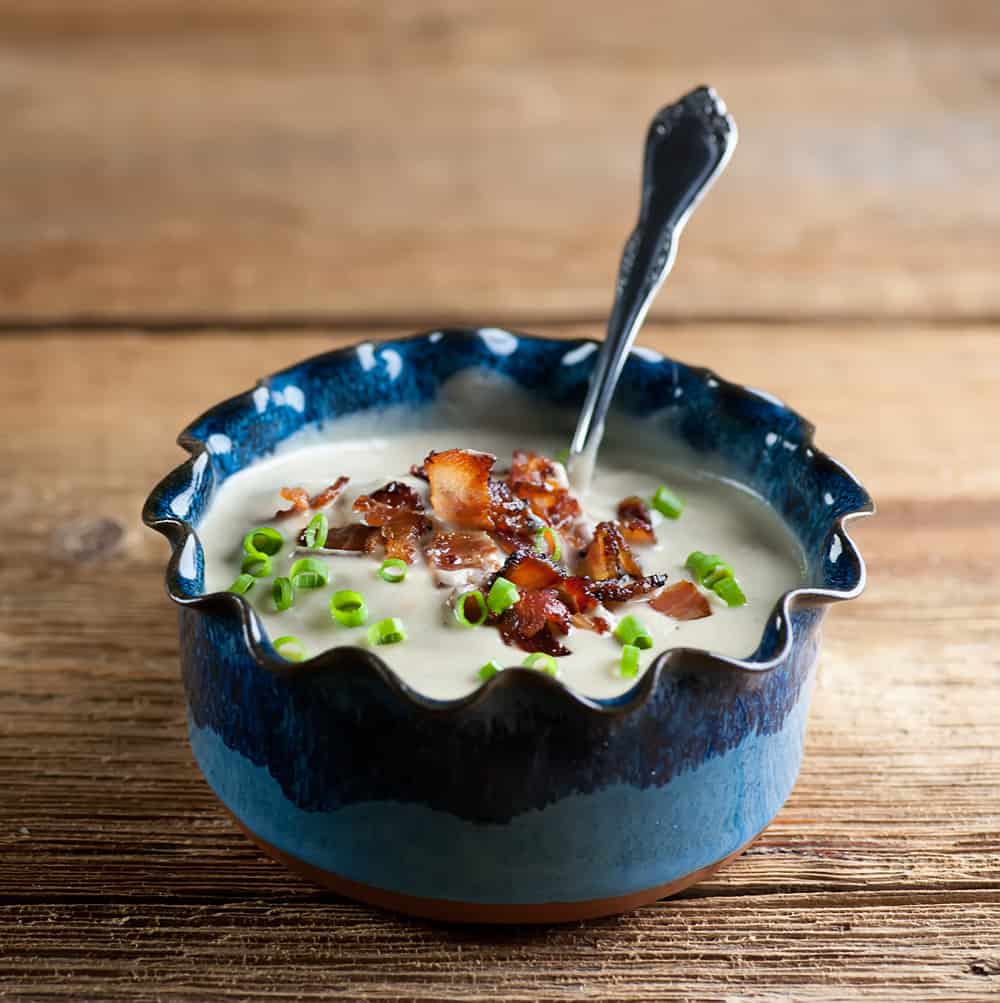 roasted cauliflower soup