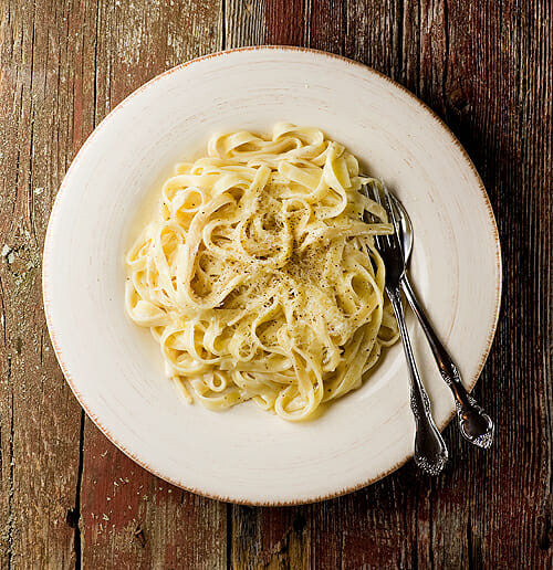 Shortcut Fettuccine Alfredo