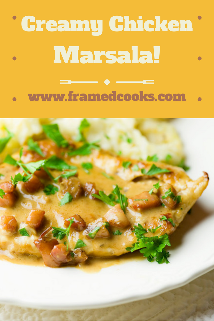 A creamy marsala sauce with pancetta makes this chicken recipe extra special!