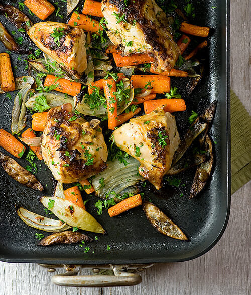 roasted dijon chicken