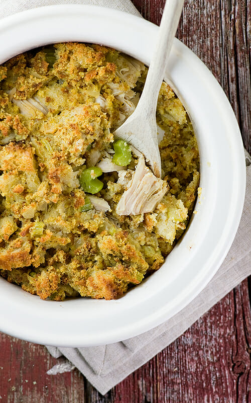 Sunday Chicken and Stuffing Bake