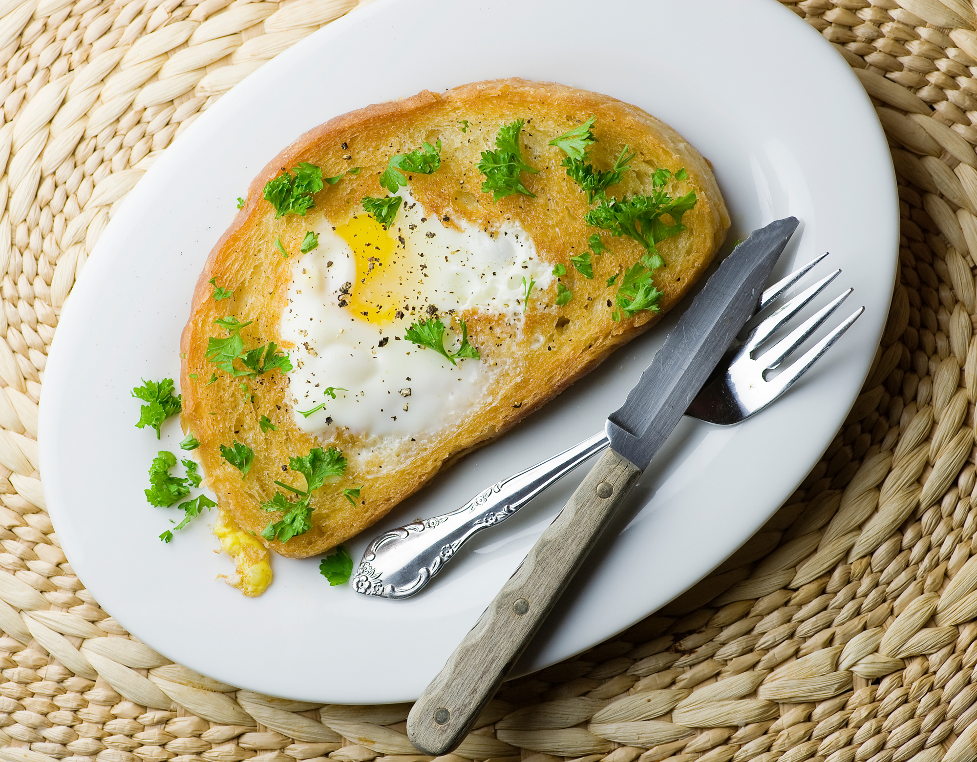 egg in a hole
