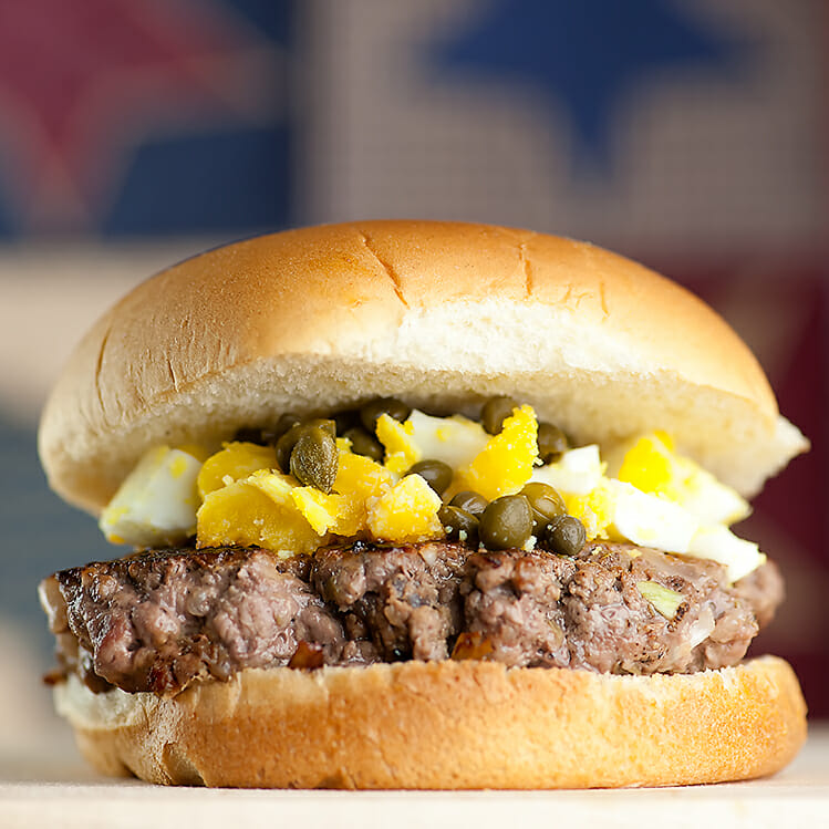 Beef Tartare Burgers