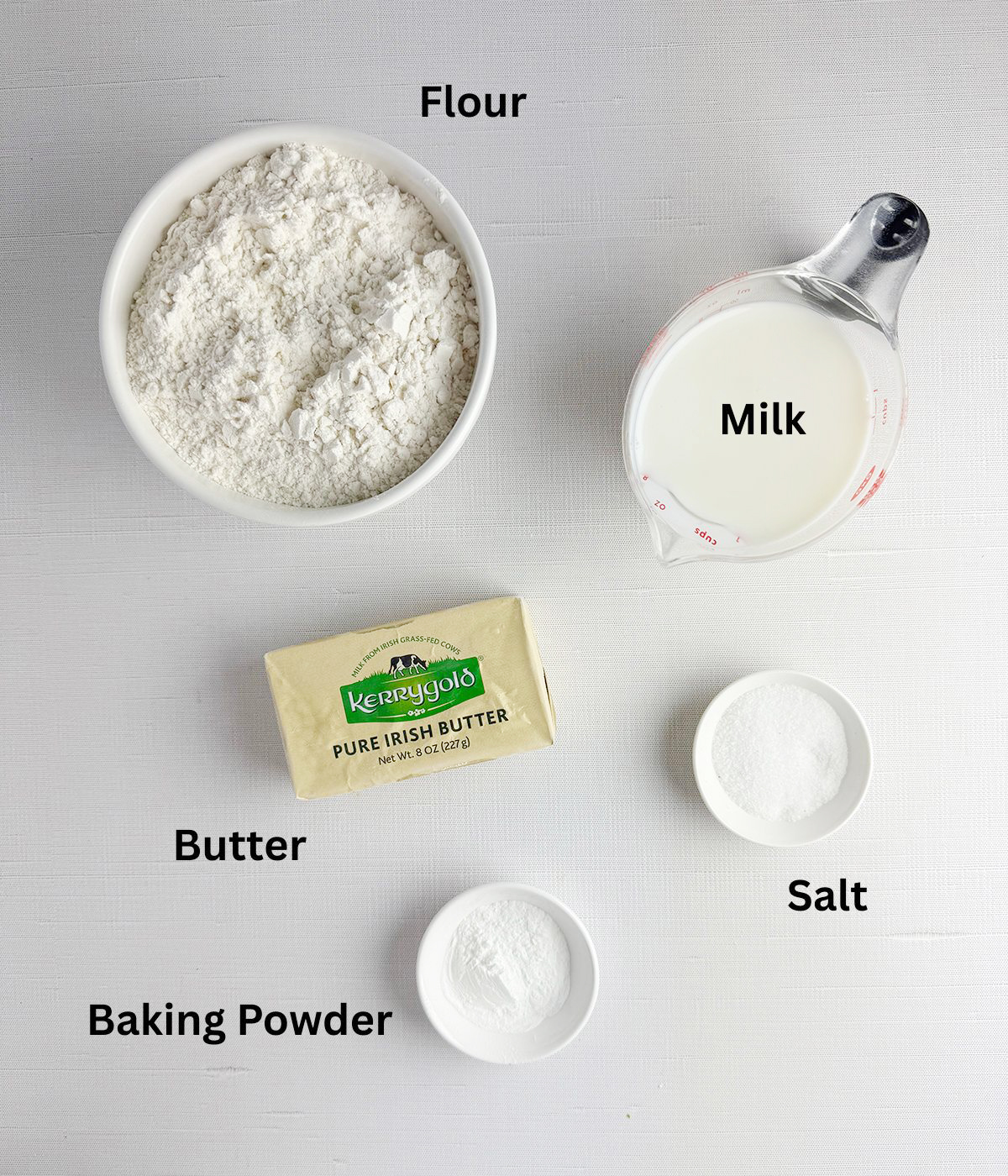 Dumpling ingredients.