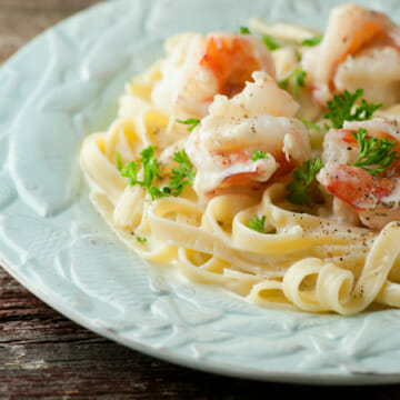 Shrimp Fettuccine Alfredo