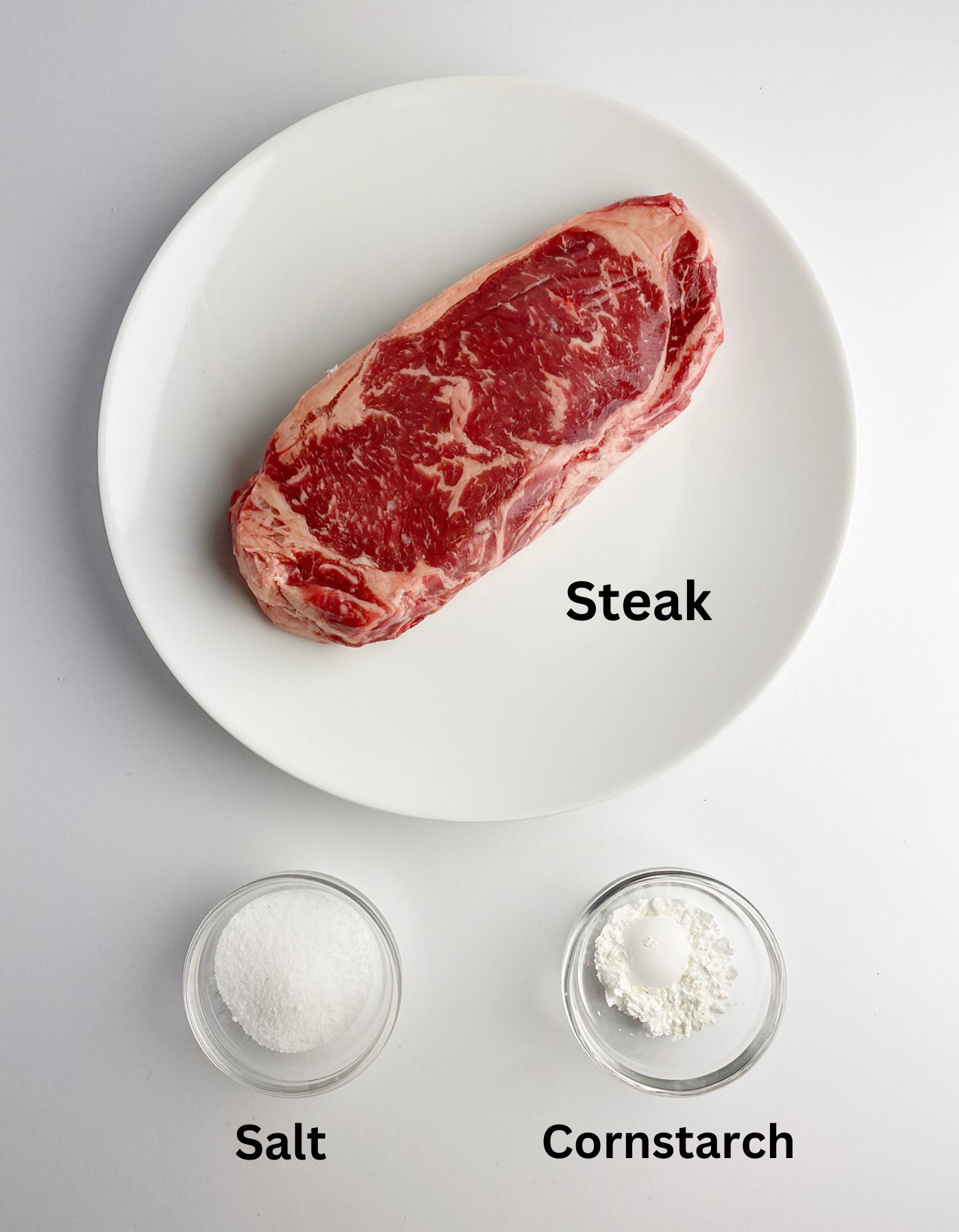 perfect grilled steak ingredients