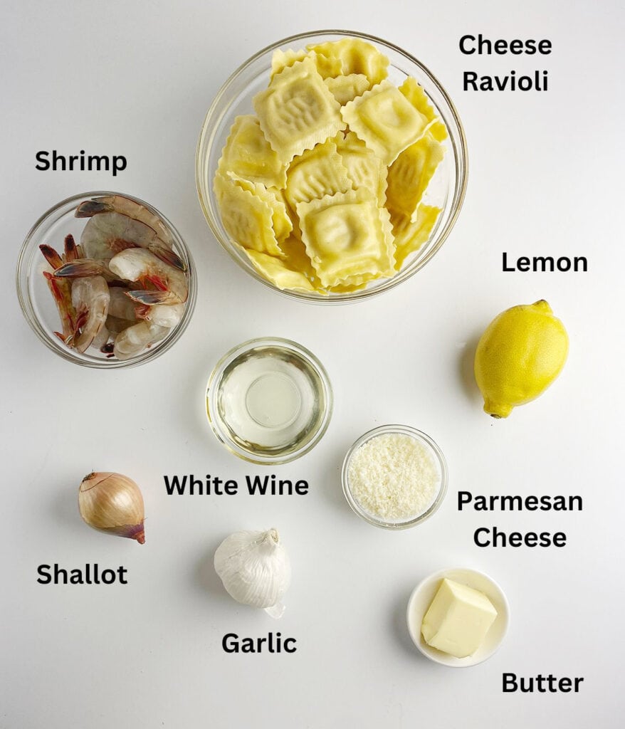 Shrimp Scampi Ravioli - Framed Cooks