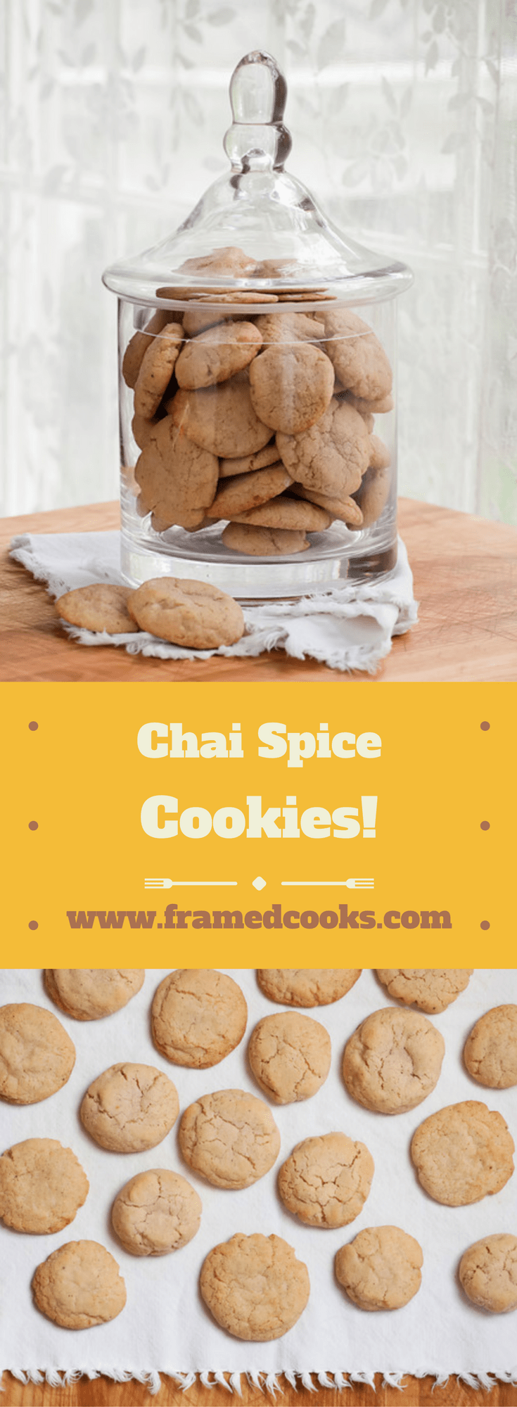 All the spicy and wonderful tastes of chai tea in a cookie recipe that is perfect for the holidays. Chai spice cookies and a cup of tea!