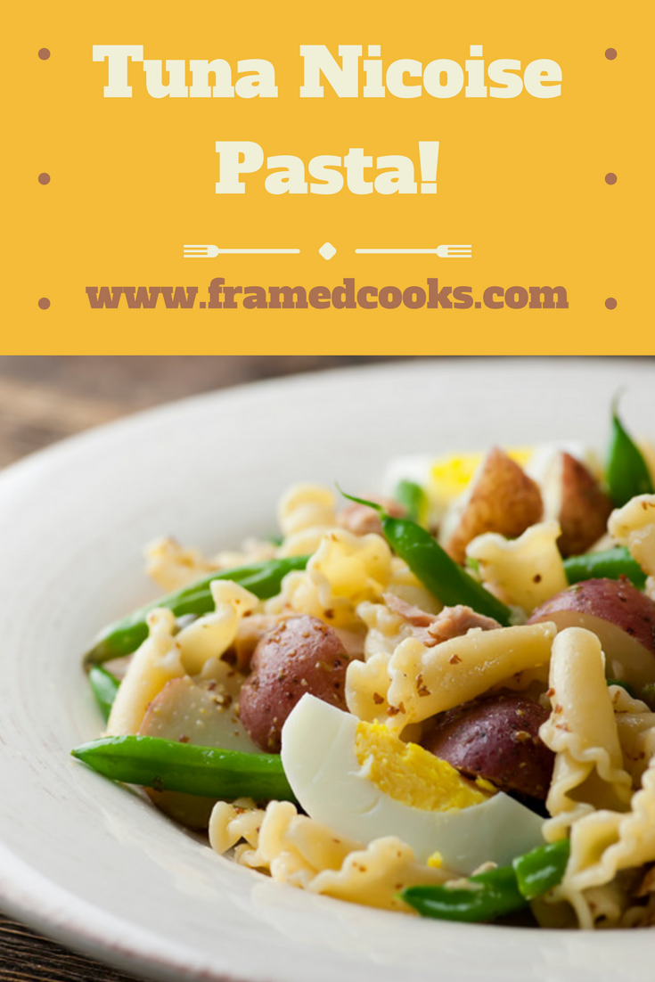 Elegant tuna nicoise turns from salad into pasta with this easy recipe!