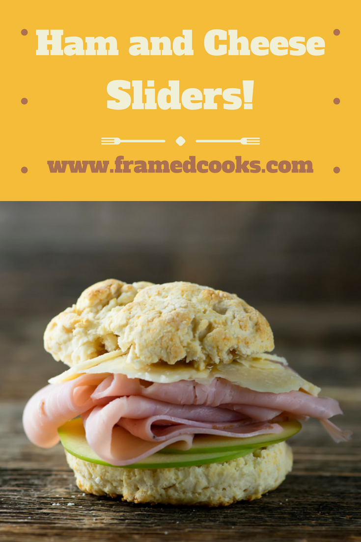 Jazz up your ham and cheese sandwich by trying this slider version that includes sweet apple slices and a biscuit!