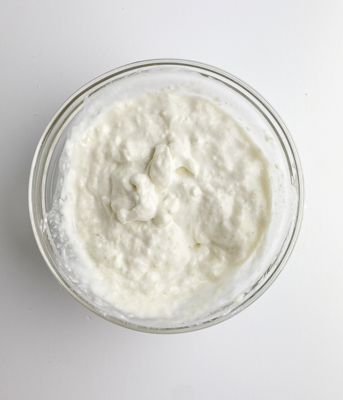 Cream cheese horseradish mixture in a bowl.