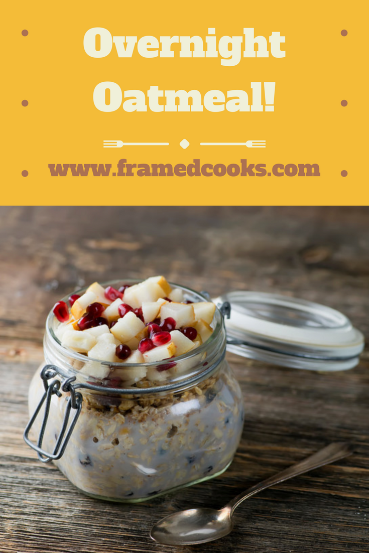 Shake up your oatmeal with this easy overnight recipe that cooks in your refrigerator!