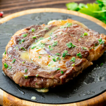 easy buttered steak