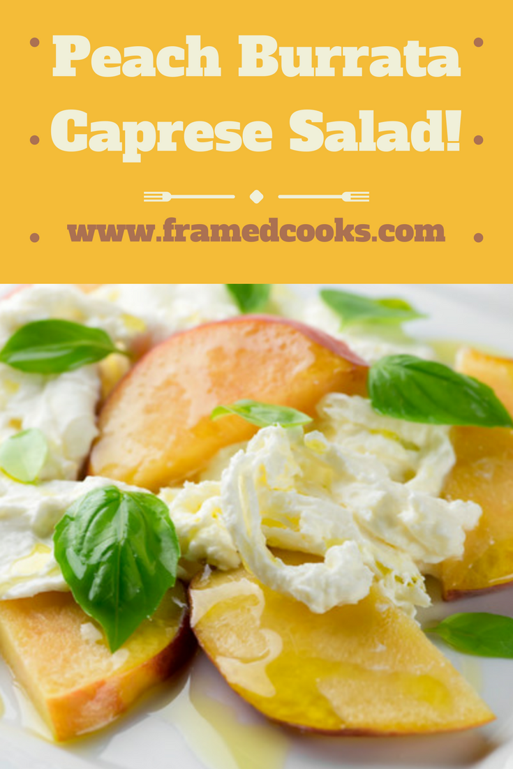 Caprese is not just for tomatoes any more! Give your salad a whole new look with this recipe for peach buratta caprese.