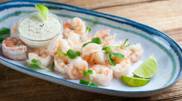 shrimp with lime dipping sauce