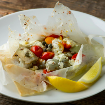 Seafood in Parchment Packages