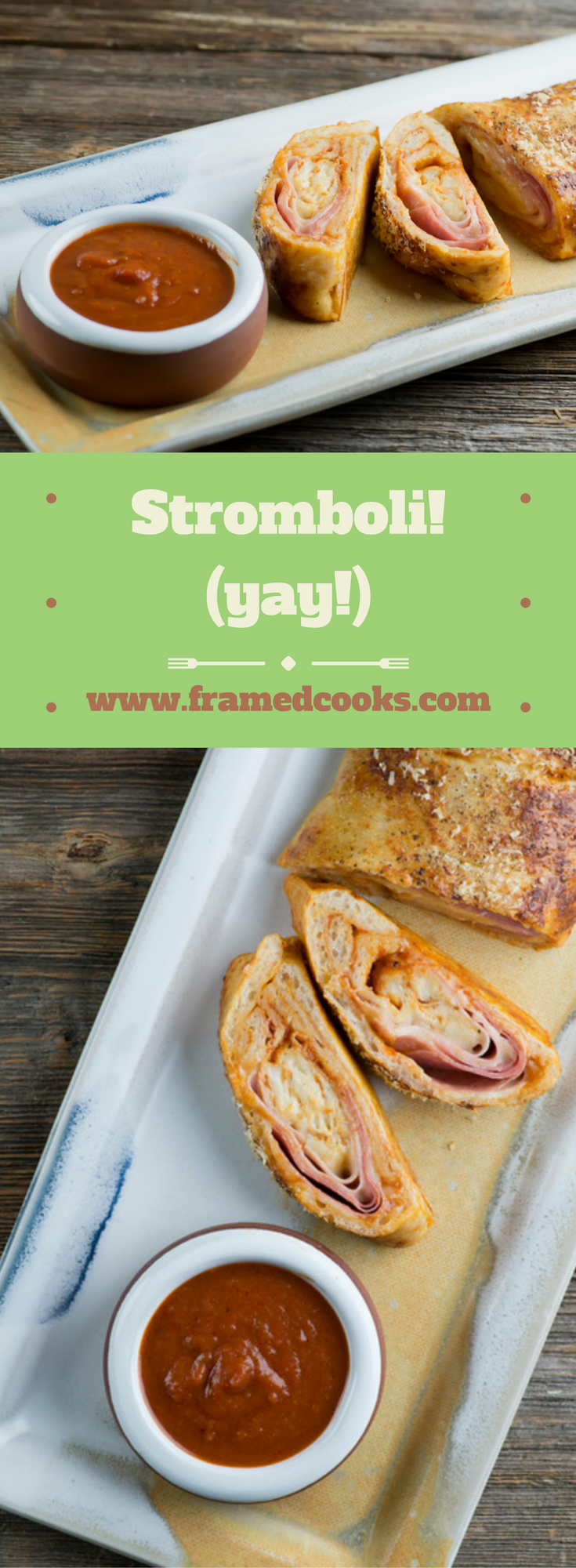 Stromboli! It's like the love child of pizza and a calzone, and it can be all yours with this recipe!