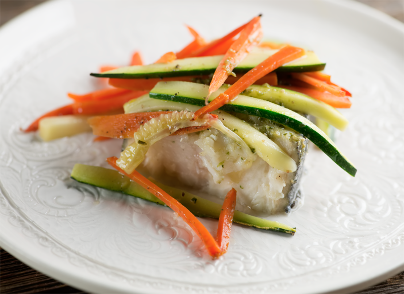 seafood baked in parchment