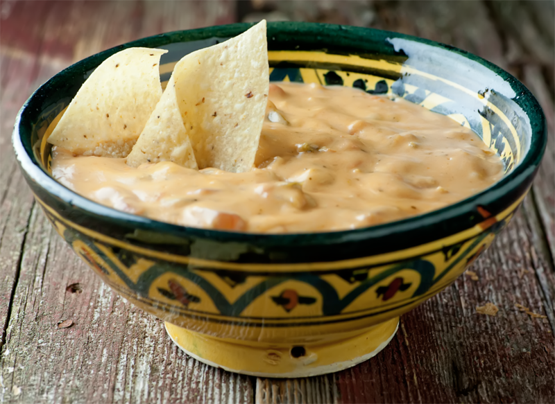 Hot Mexican Cheese Dip Framed Cooks