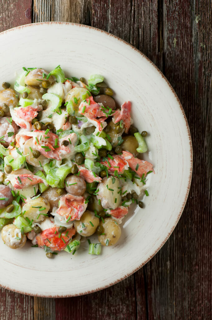 lobster potato salad