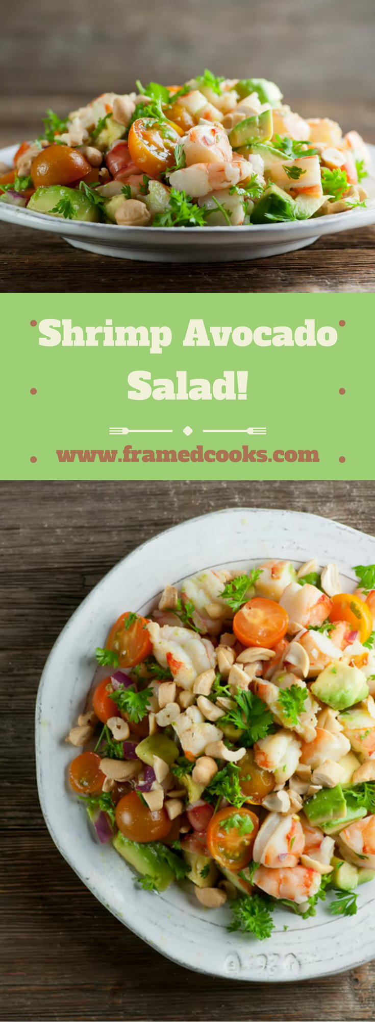 Shrimp Avocado Salad - Framed Cooks