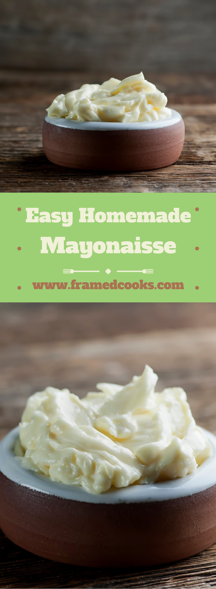 Want to know how to make homemade mayonnaise? Here's the easy recipe!