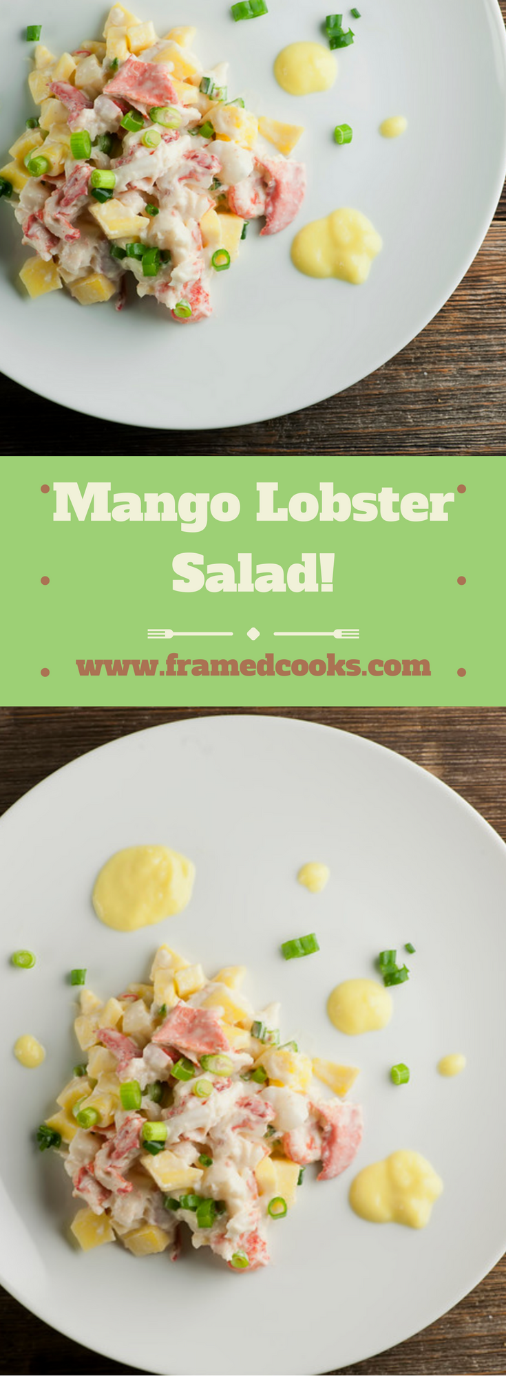 This easy and elegant (and Whole 30 compliant!) mango lobster salad recipe will transport you to the tropics!