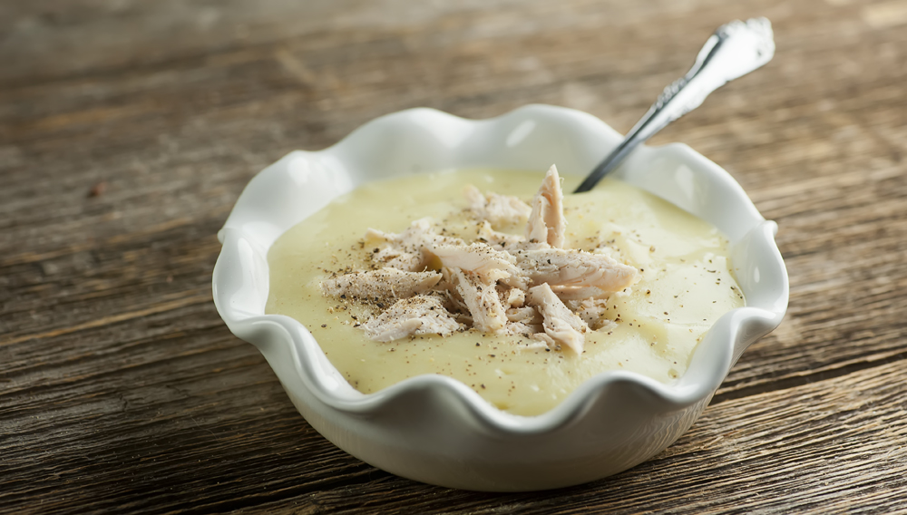 Hearty Chicken Cauliflower Soup Framed Cooks