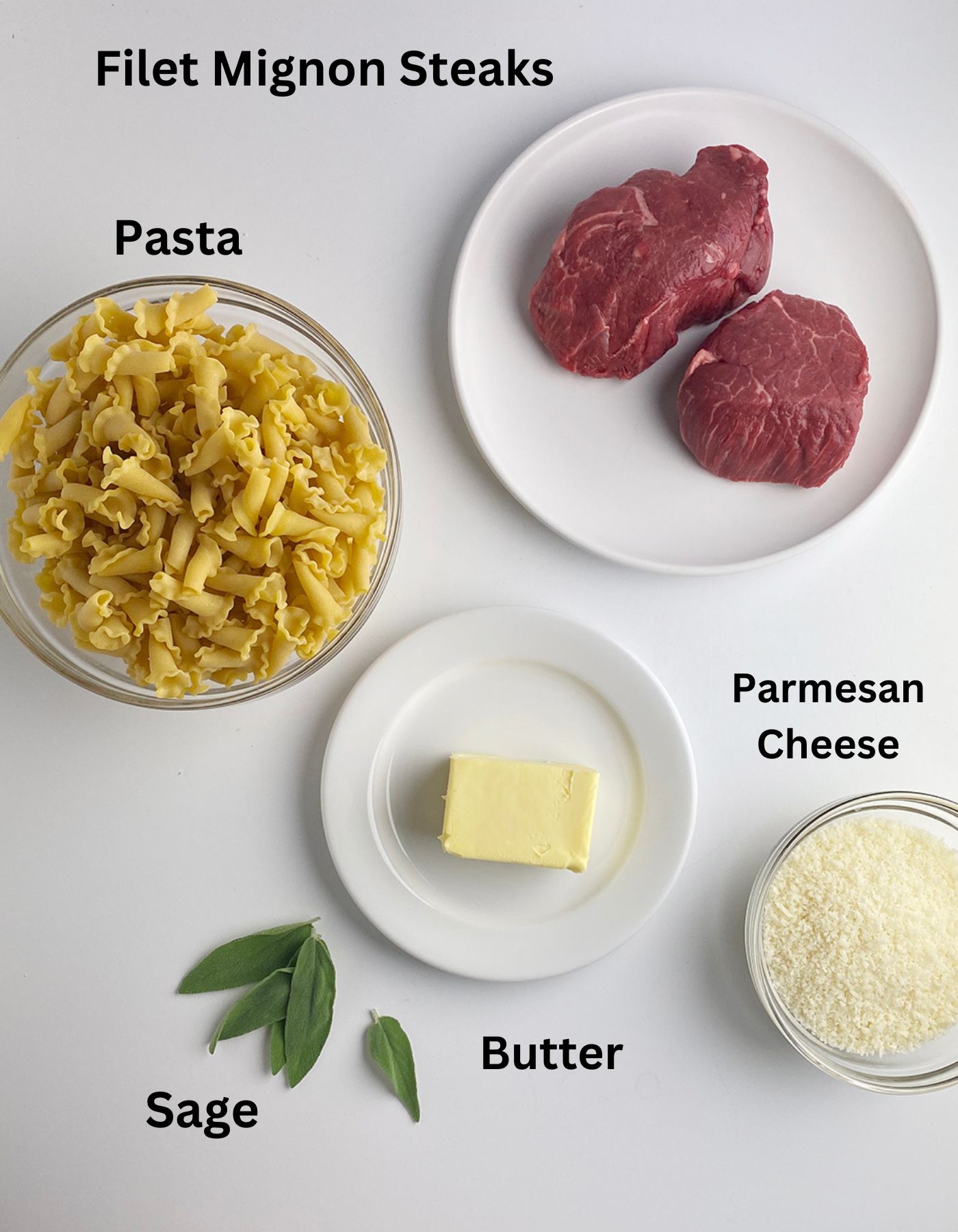 ingredients needed for steak pasta