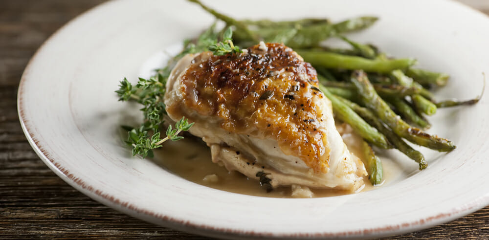 White Wine Chicken - Framed Cooks