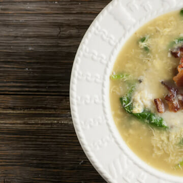 Bacon and Egg Soup