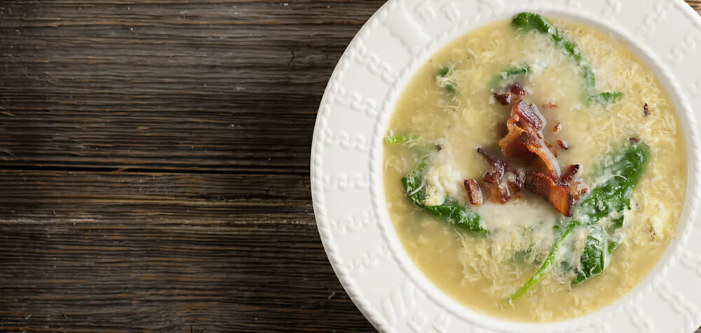 Bacon and Egg Soup