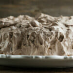 Heath Bar Birthday Cake on a plate.