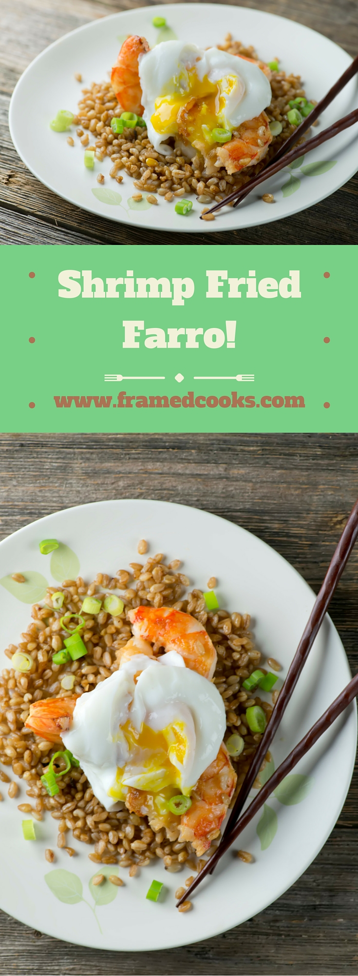 Move over rice! This recipe for shrimp fried farro is a delicious new spin on an old stir-fry favorite!