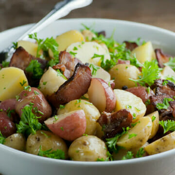 how to make bacon potato salad