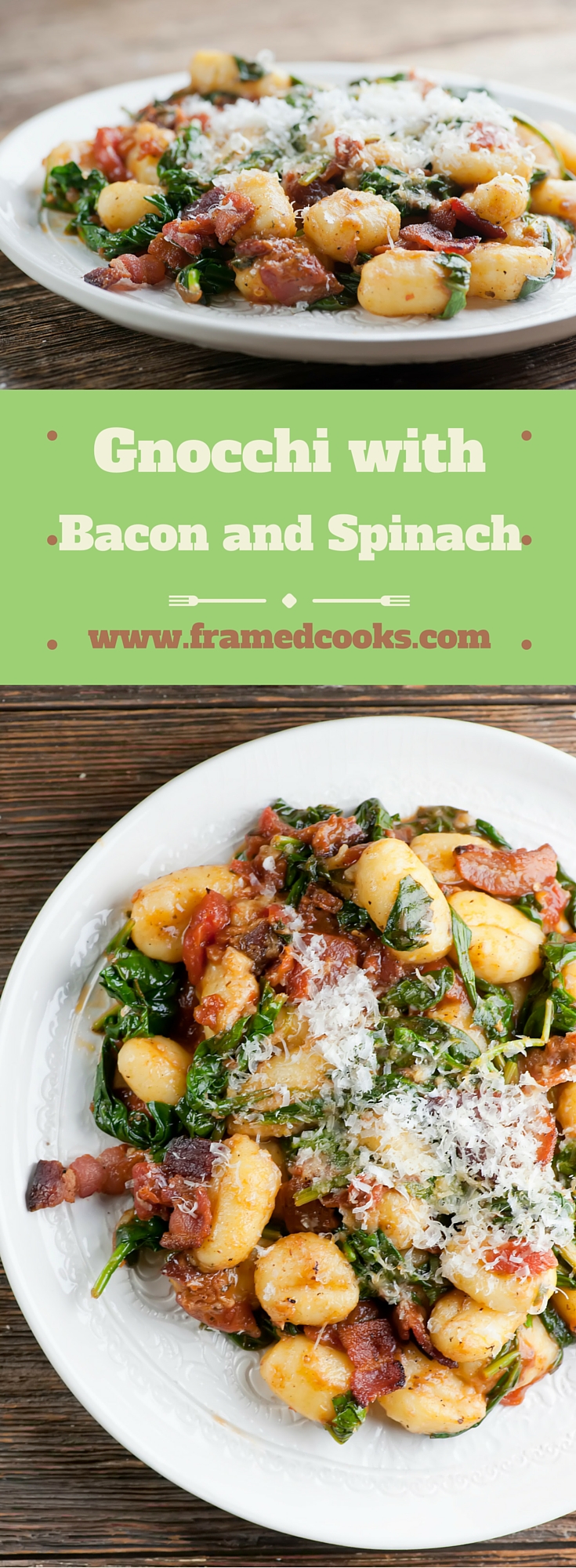 This recipe for gnocchi with bacon and spinach is so easy to make, and also lets you in on where you can buy the best bacon in the world!