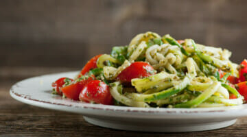 Zucchini Pesto Noodles